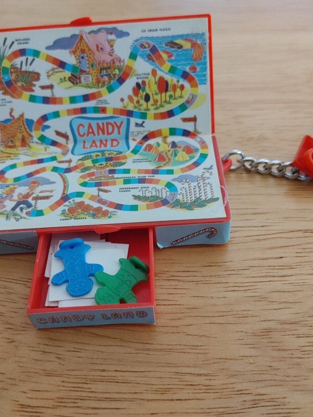 Vintage Candy Land Keychain Miniature Board Game